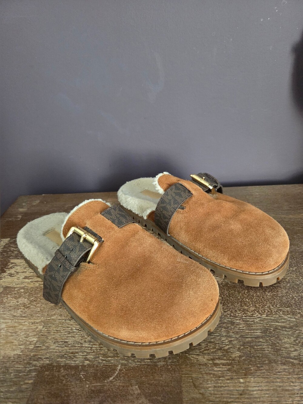 Michael Kors Suede Clogs Sz.8